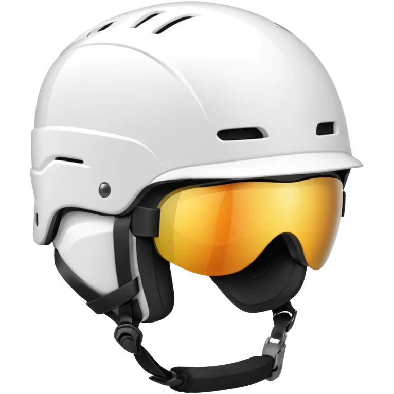ski helmet no goggles emoji