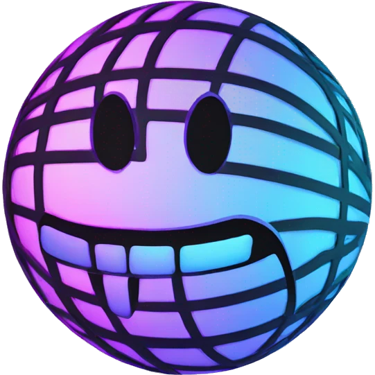 neon ball emoji