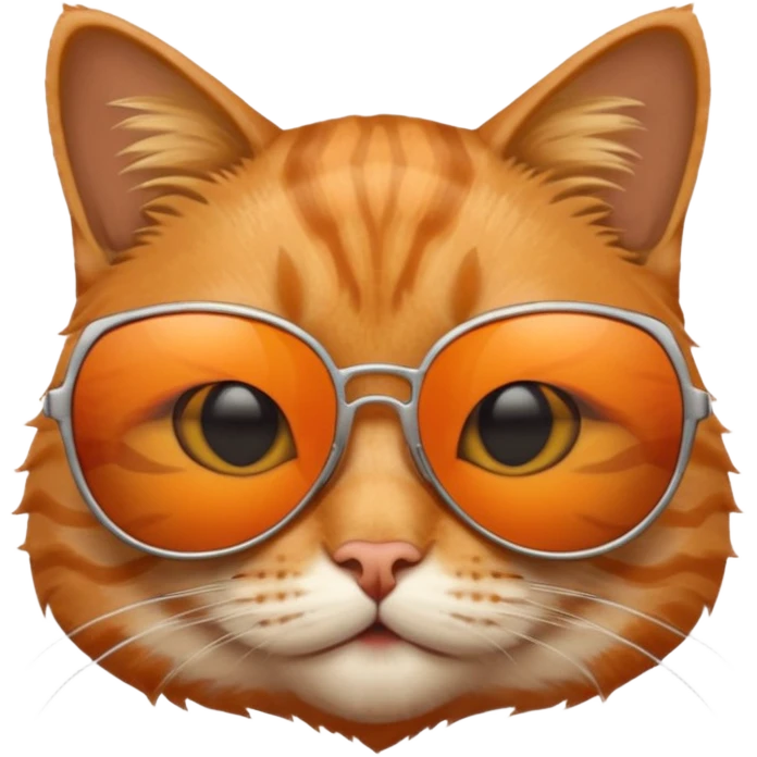 Cat wearing sunglasses emoji