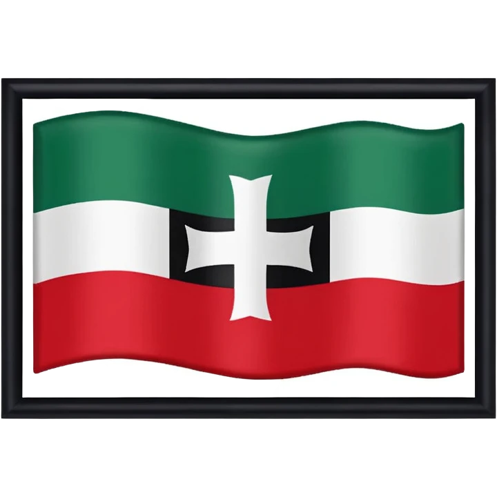 Canton st Gallen Switzerland the flag of saint gallen emoji