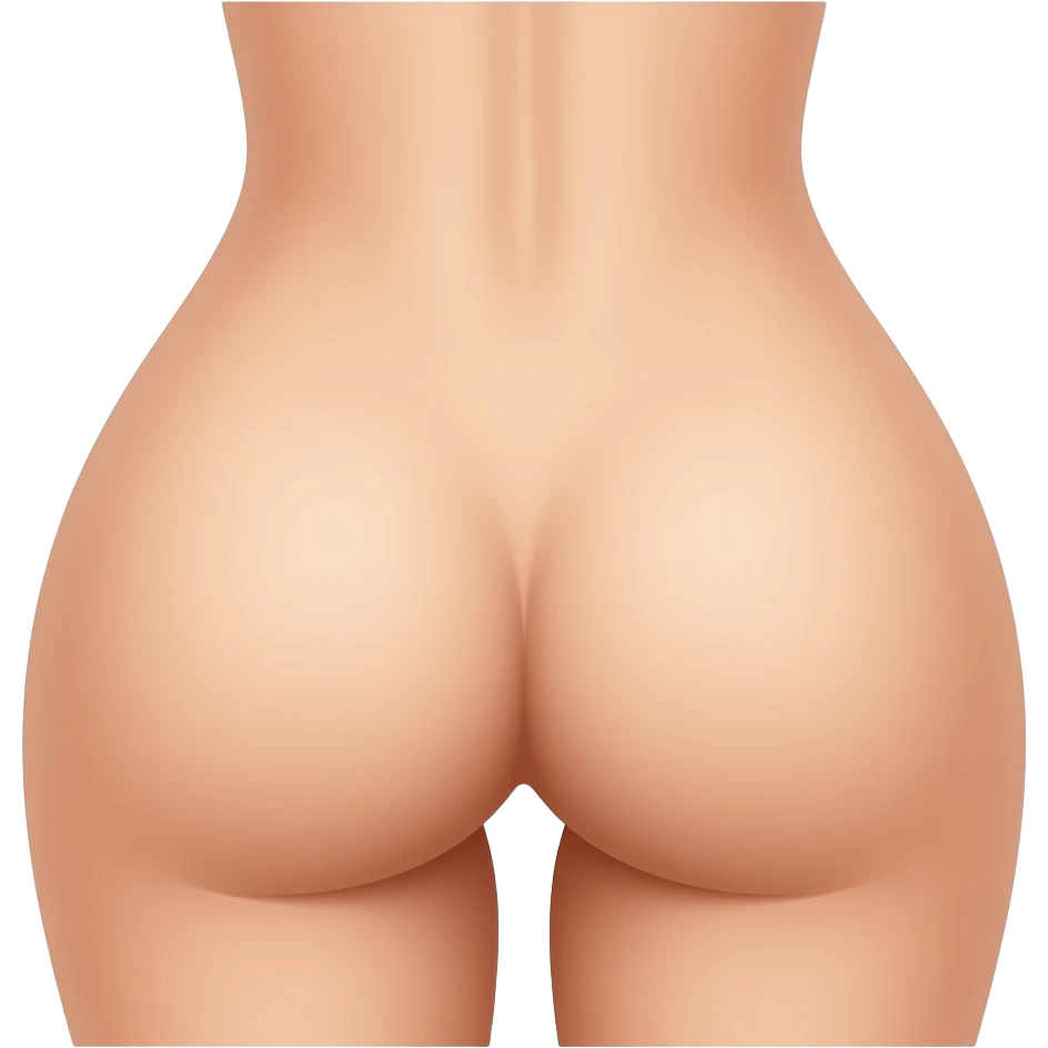 Female butthole Anus naked emoji