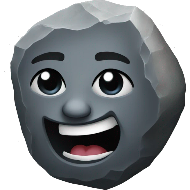 Rock emoji