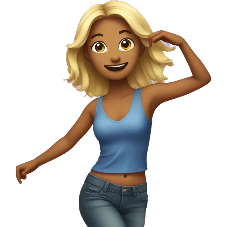 Dancing girl emoji