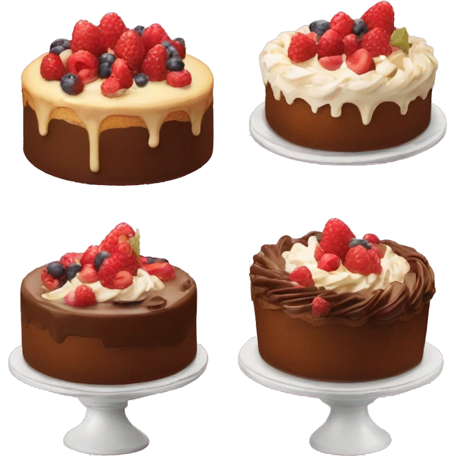 Gâteaux marquer joyeux anniversaire emoji
