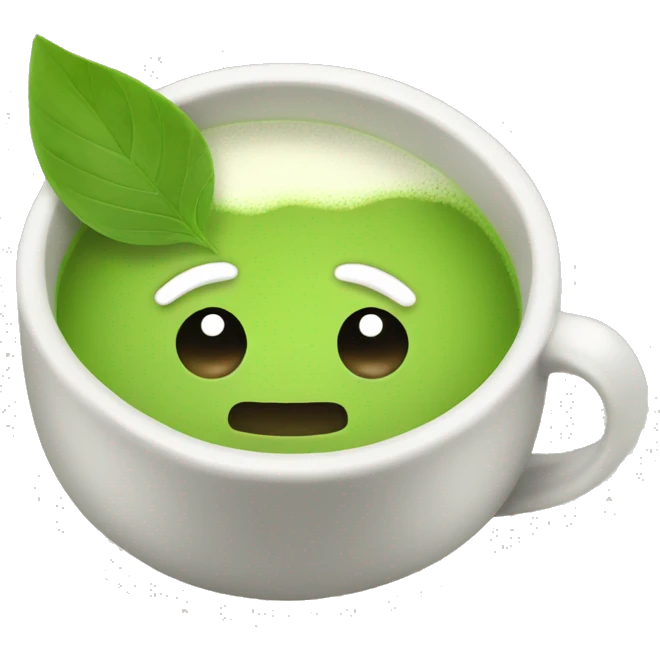Matcha tea emoji