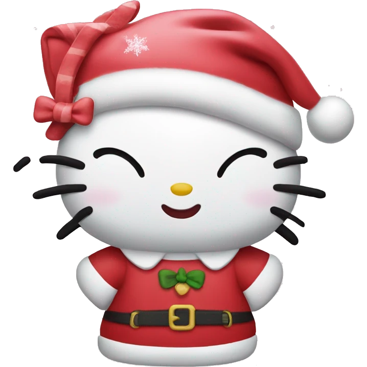 christmas hello kitty  emoji