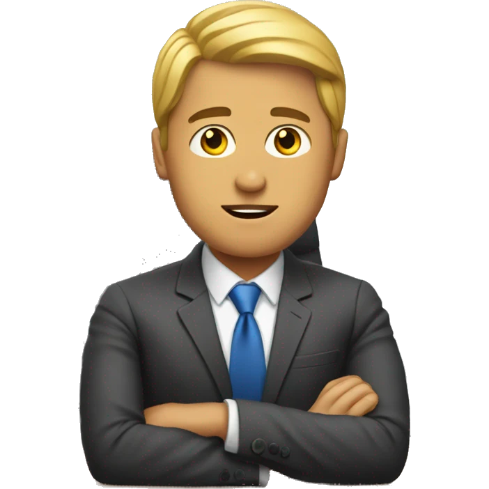 men in a office emoji