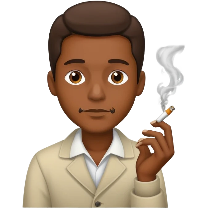Man with joint emoji