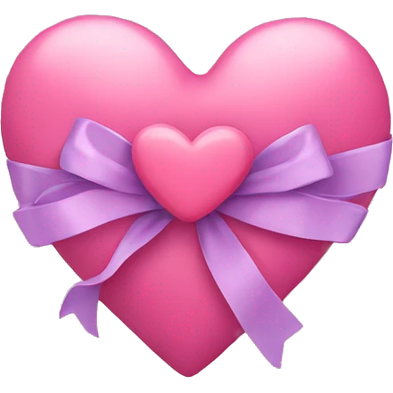 Heart with bow  emoji