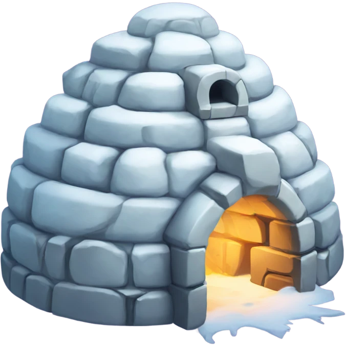 Igloo dungeon with unicorn  emoji