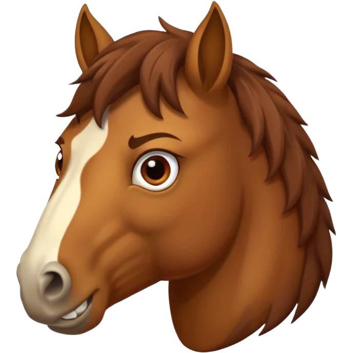 angry horse emoji
