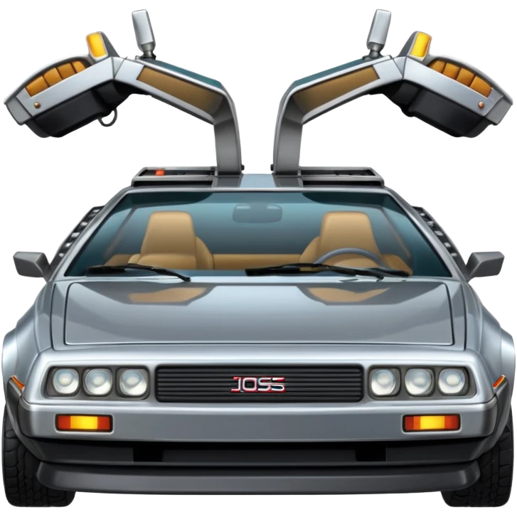 Delorean machine à voyager dans le temps emoji