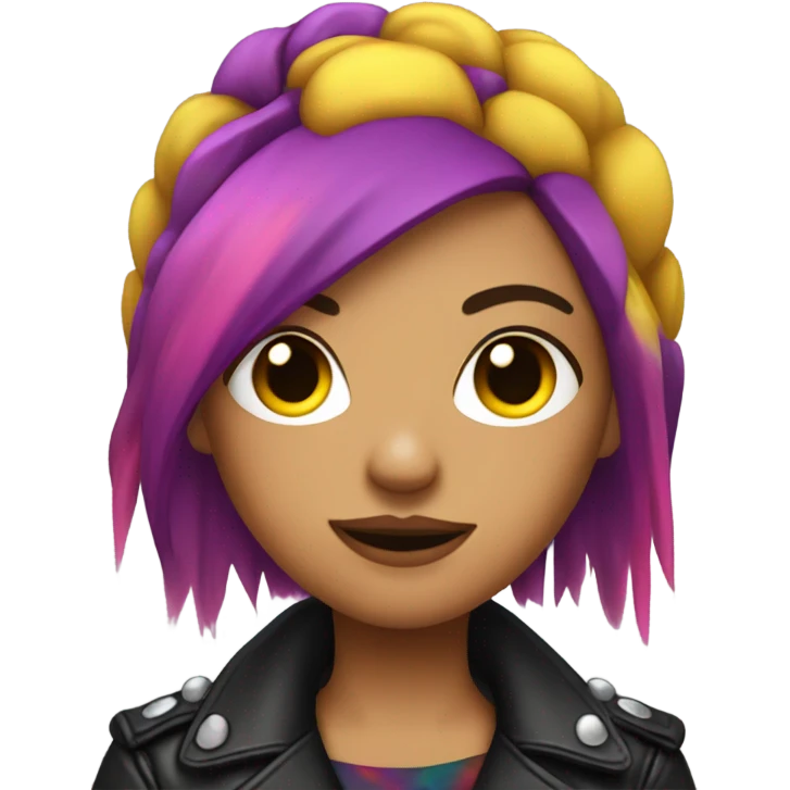 punk girl with piercings emoji