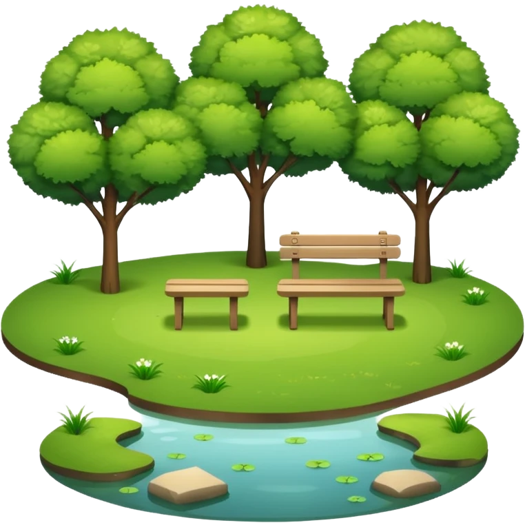 parque minimalista emoji