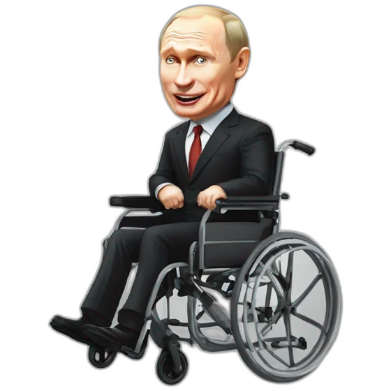 meat cube big holding jumping wheelchair vladimir putin emoji