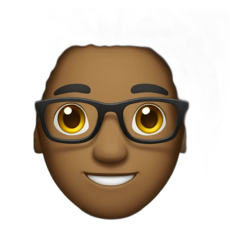 nerd with dreads emoji