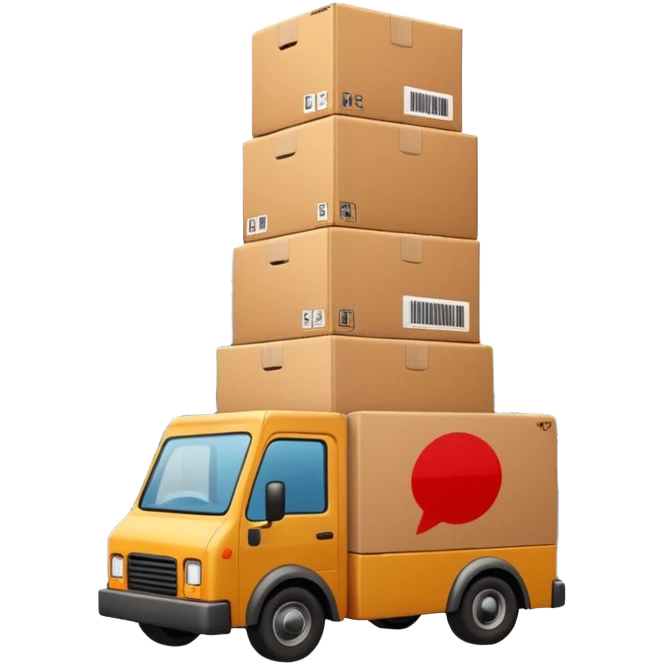 create a realistic emoji showing a express company emoji