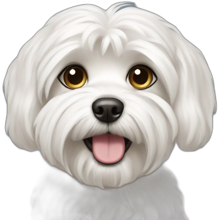 Maltese dog emoji