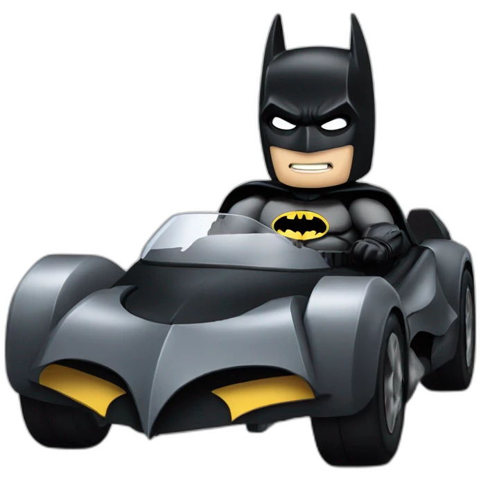 batman in batmobile emoji