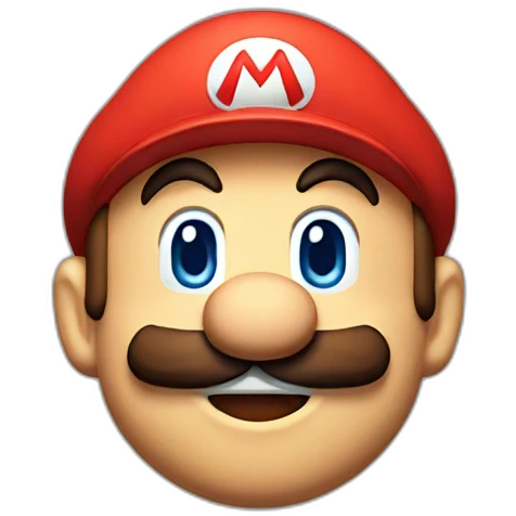 happy mario crying emoji