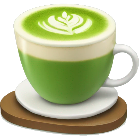 Matcha latte  emoji