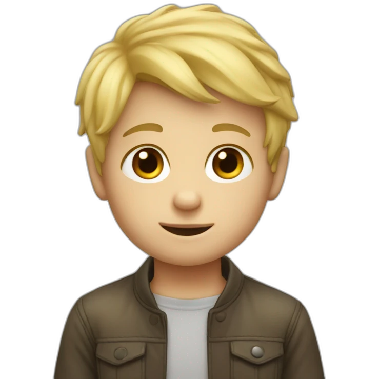 Little blonde boy emoji