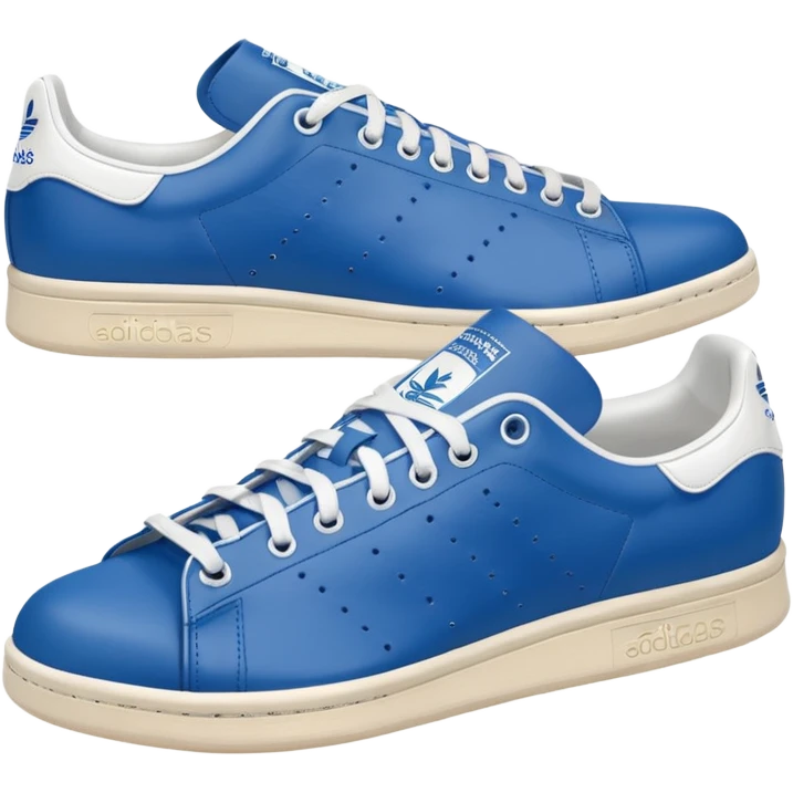 pair of blue adidas Stan Smith sneakers emoji
