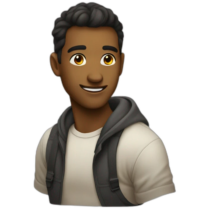 Flirting smirk emoji
