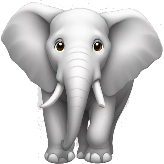 elefante blanco  emoji