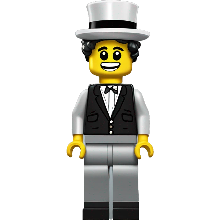 Charles Chaplin lego full body emoji