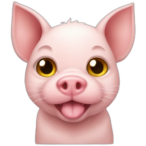 pig-cat emoji