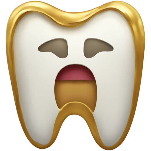 Gold tooth emoji