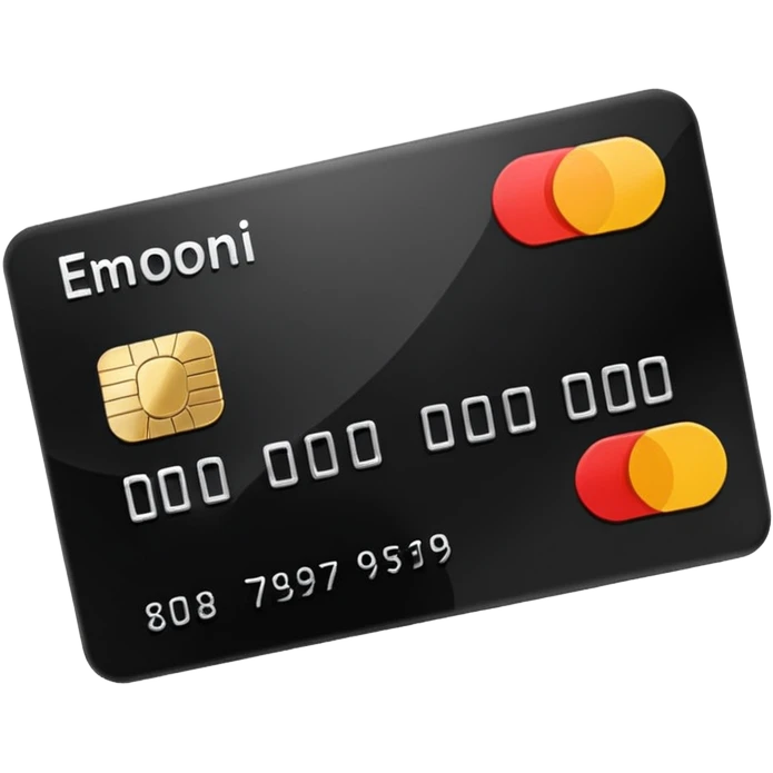 black credit card, no text emoji