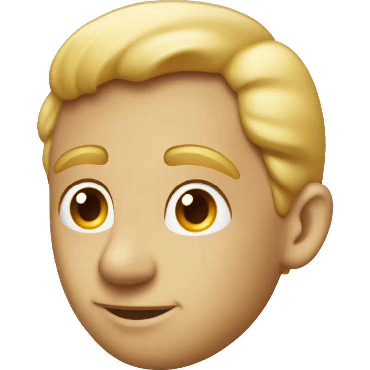 Profile view of pinnnochio’s face  emoji