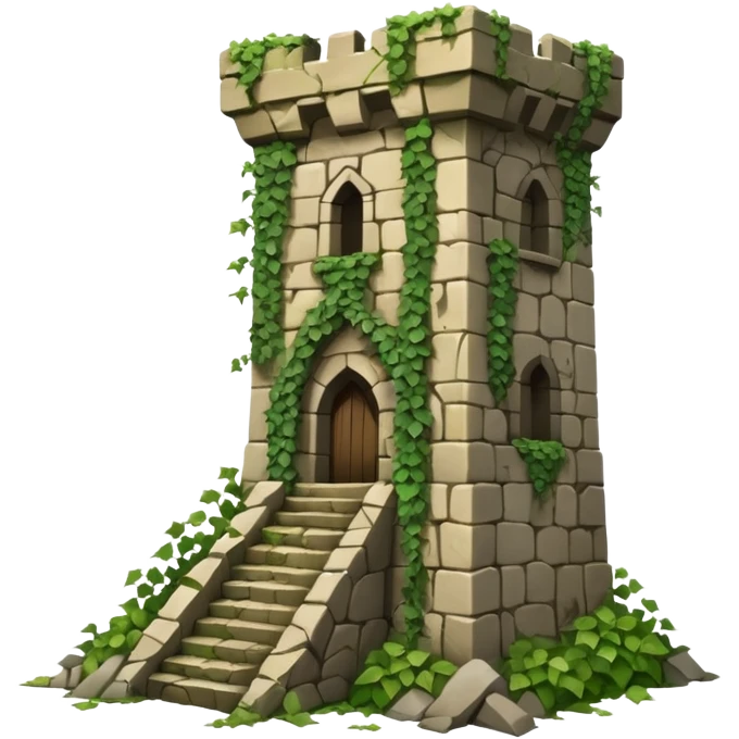 Ruined castle tower emoji