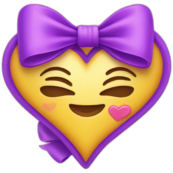 Heart with bow  emoji