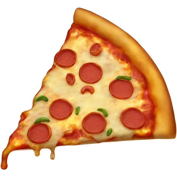 Gooey pizza emoji