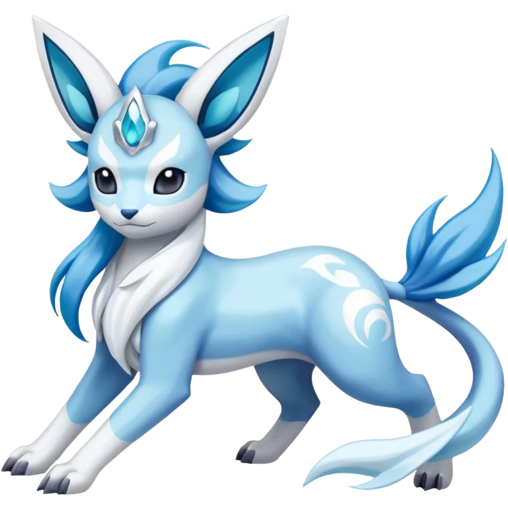 Primarina-Glaceon-Suicune-Amaura-Dialga-fusion emoji