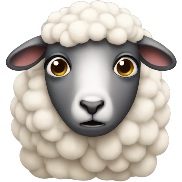 Very sad Sheep  emoji