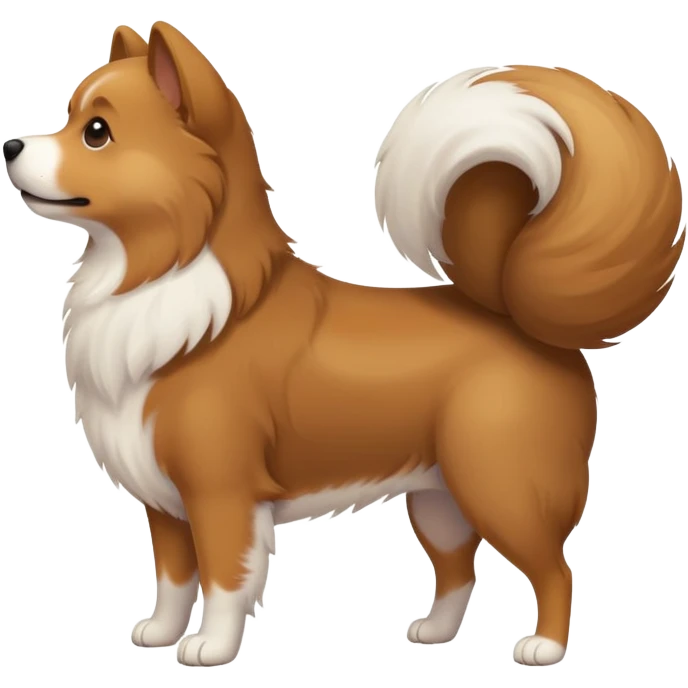 Tail of dog emoji
