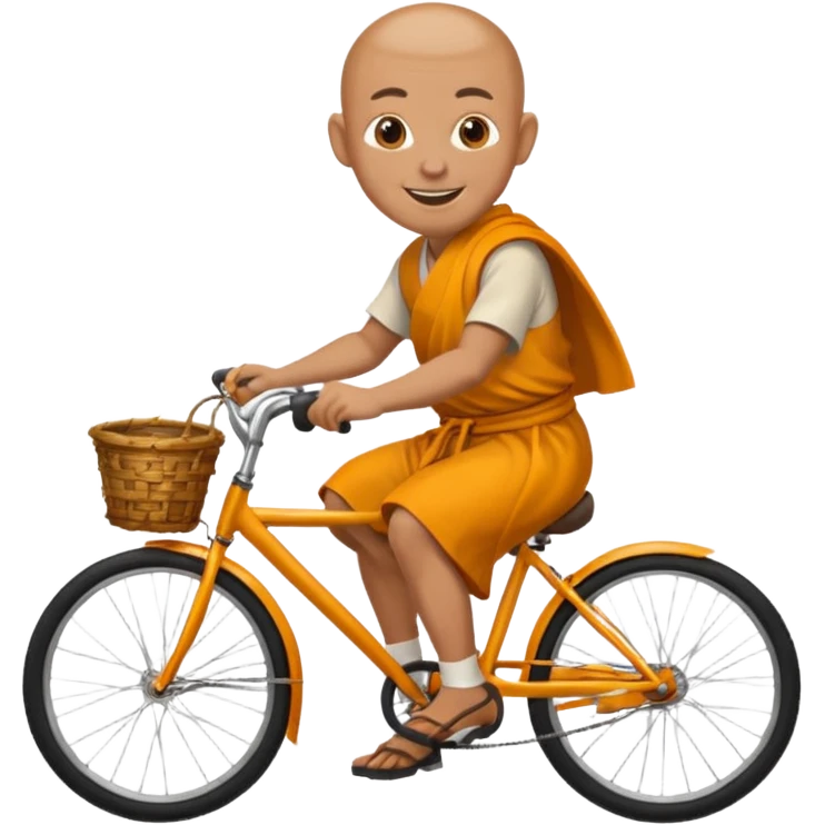 monk on bike emoji