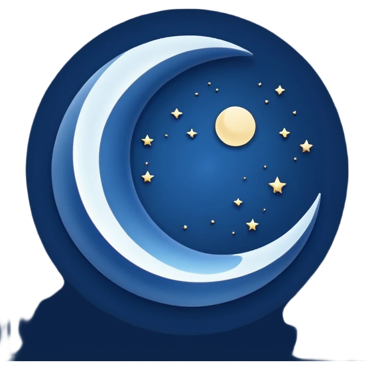 Genarate me a emoji of Dark mode moon like we got in our phones  emoji