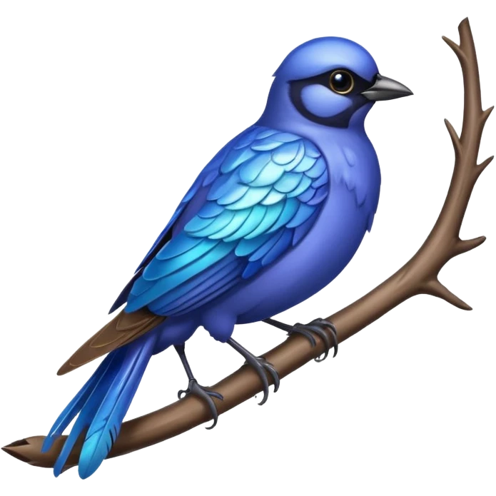 blue lark emoji
