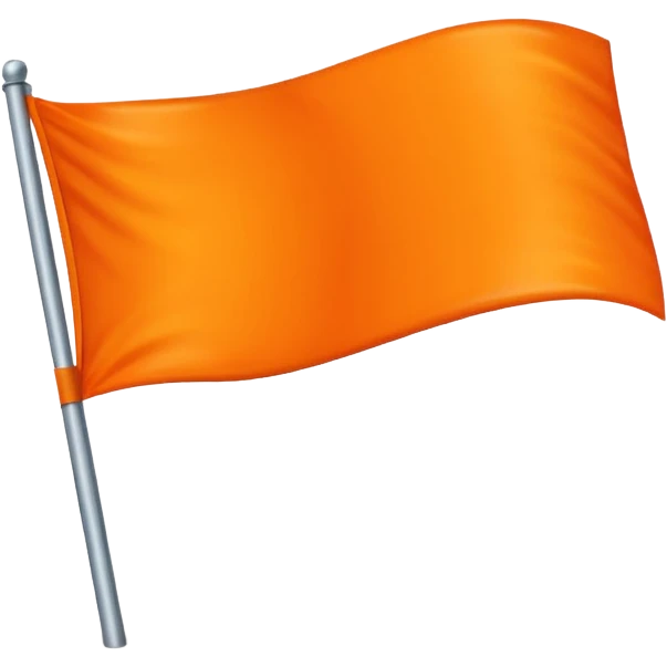 Orange flag emoji