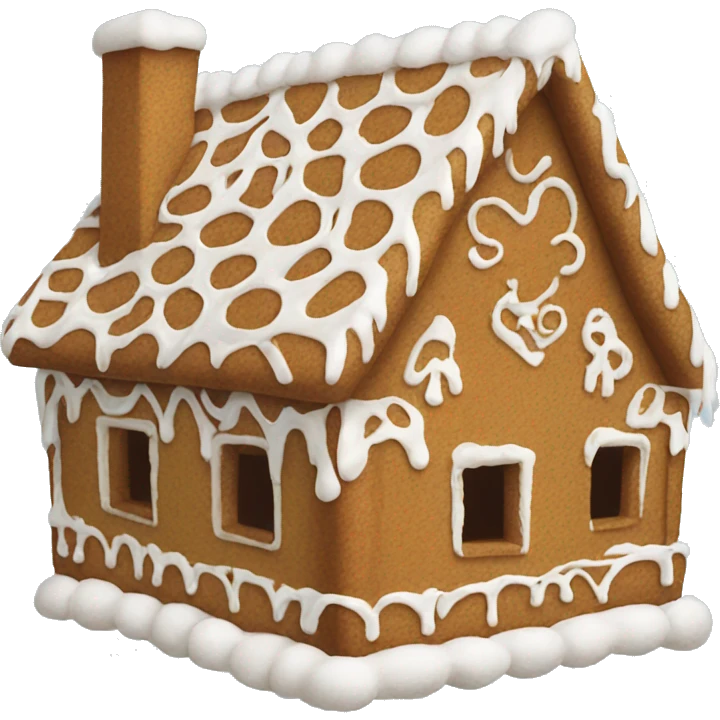 gingerbread house emoji