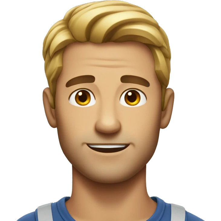 Man with good jawline emoji