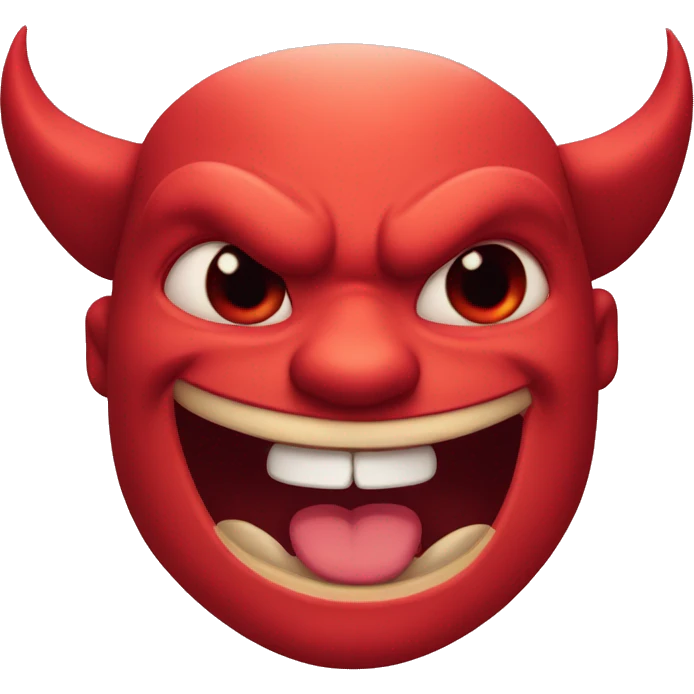 Winking devil emoji