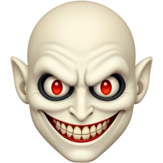 cartoon villain with exaggerated features emoji