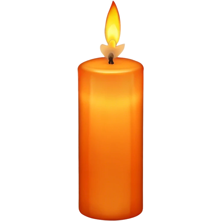 autumn vibe candle emoji