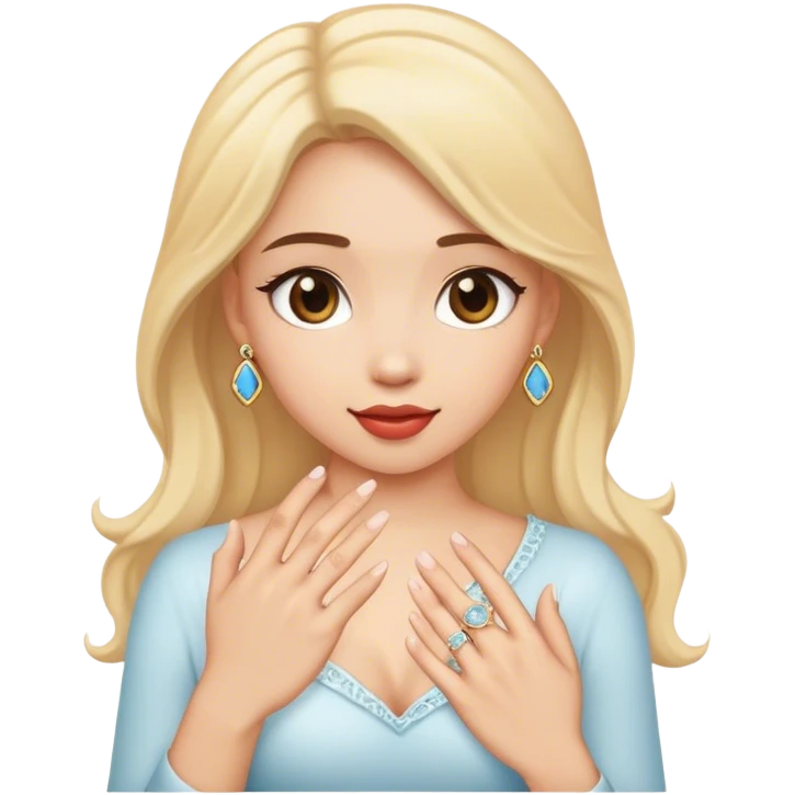 Girl proposing emoji
